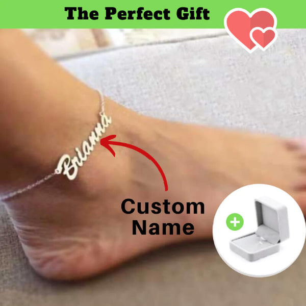 Personalize Your Name Anklet – Blinglane