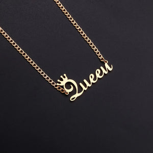Personalized Name Necklace with Cuban Chain