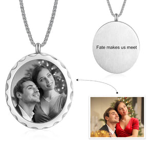 Personalized Photo Memorial Necklace For Loved Ones