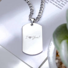 Load image into Gallery viewer, Personalized Photo Necklace Memorial Gift
