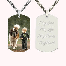 Load image into Gallery viewer, Personalized Photo Necklace Memorial Gift