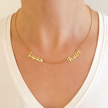 Load image into Gallery viewer, Personalized multiple name necklace