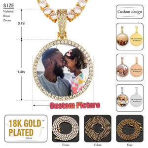 Photo Medallions Necklace - Best Christmas Gifts For Dad