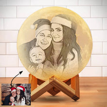 Load image into Gallery viewer, Photo Moon Lmap Custom 3D Moon Lamp With Picture