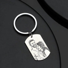 Load image into Gallery viewer, Picture Keychain For Christmas Gift- Custom With Photo, Words