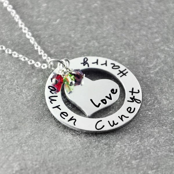 Engraved Heart Pendant Necklace – Personalized Love You Can Wear collection