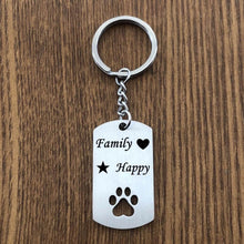 Load image into Gallery viewer, Stainless Steel Personalized Dog Tag Photo Keychain