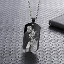 Load image into Gallery viewer, Stainless Steel Personalized Memorial Calendar Pendant Necklace