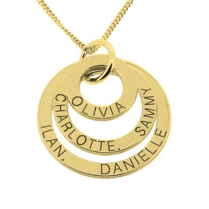 Three Disc Necklace Gifts for Moms