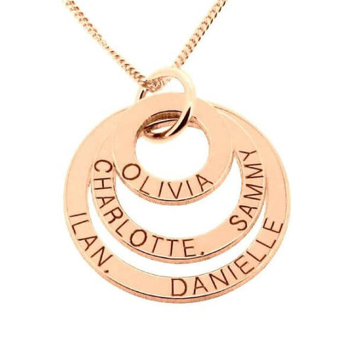 Three Disc Necklace Gifts for Moms