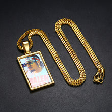 Load image into Gallery viewer, 14k Gold Plated Picture Necklaces For Men