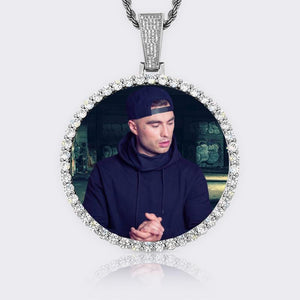 Personalized Photo Medallions Necklace For Men