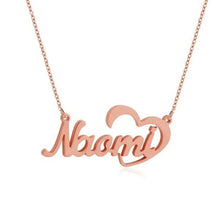Load image into Gallery viewer, Personalized Heart Name Necklace