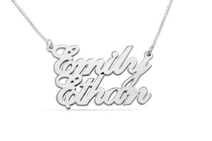Personalized Two Names Necklace