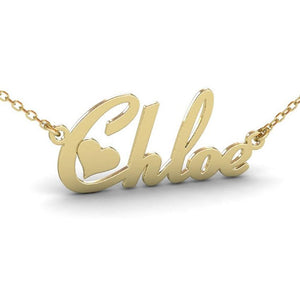 Personalized Name Necklaces With Cute Heart On Sale